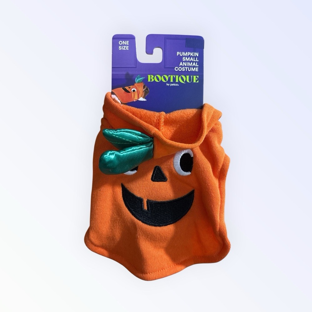 BOOTIQUE Pumpkin Costume GERBIL Reptile Small Pet Halloween New
